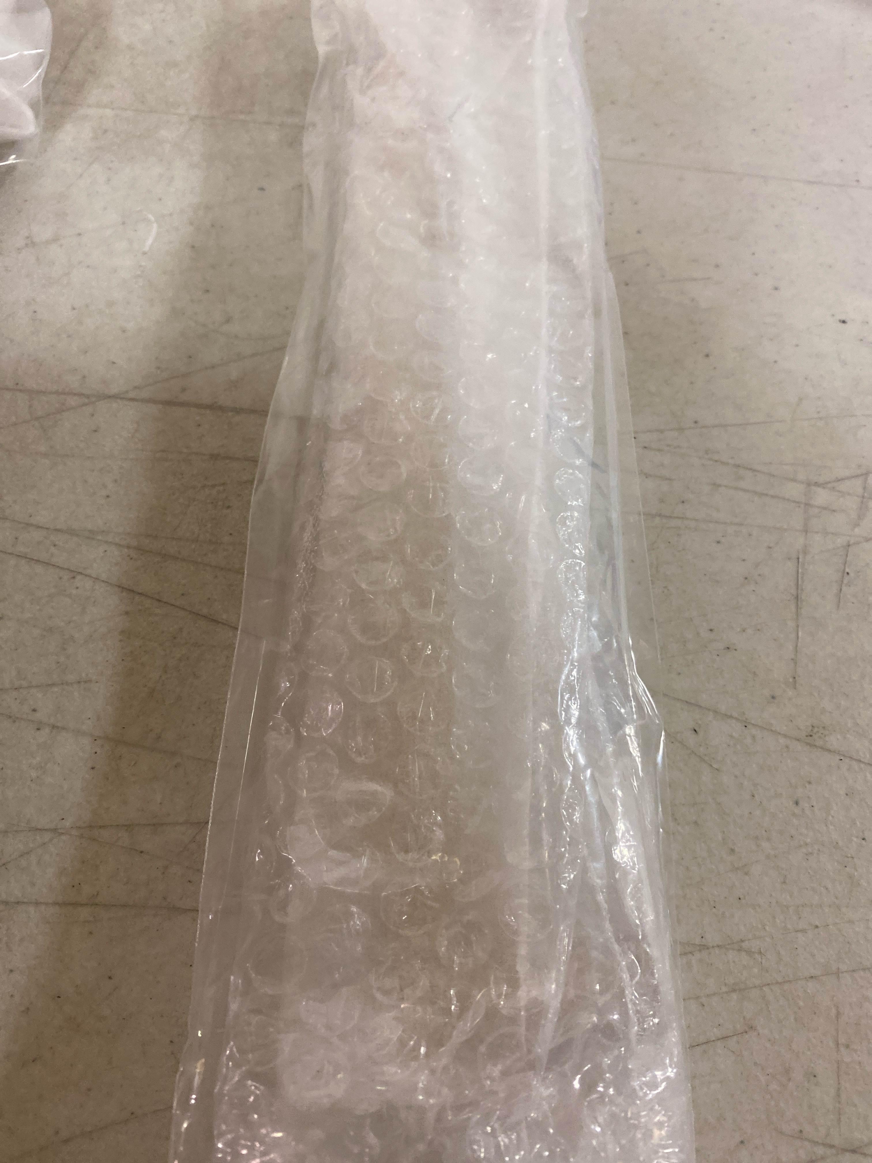 Actual inventory photograph: Belwith Keeler B079411-BGB Verge 12" Center to Center Solid Brass Knurled Bar Appliance Handle / Appliance Pull - Brushed Golden Brass