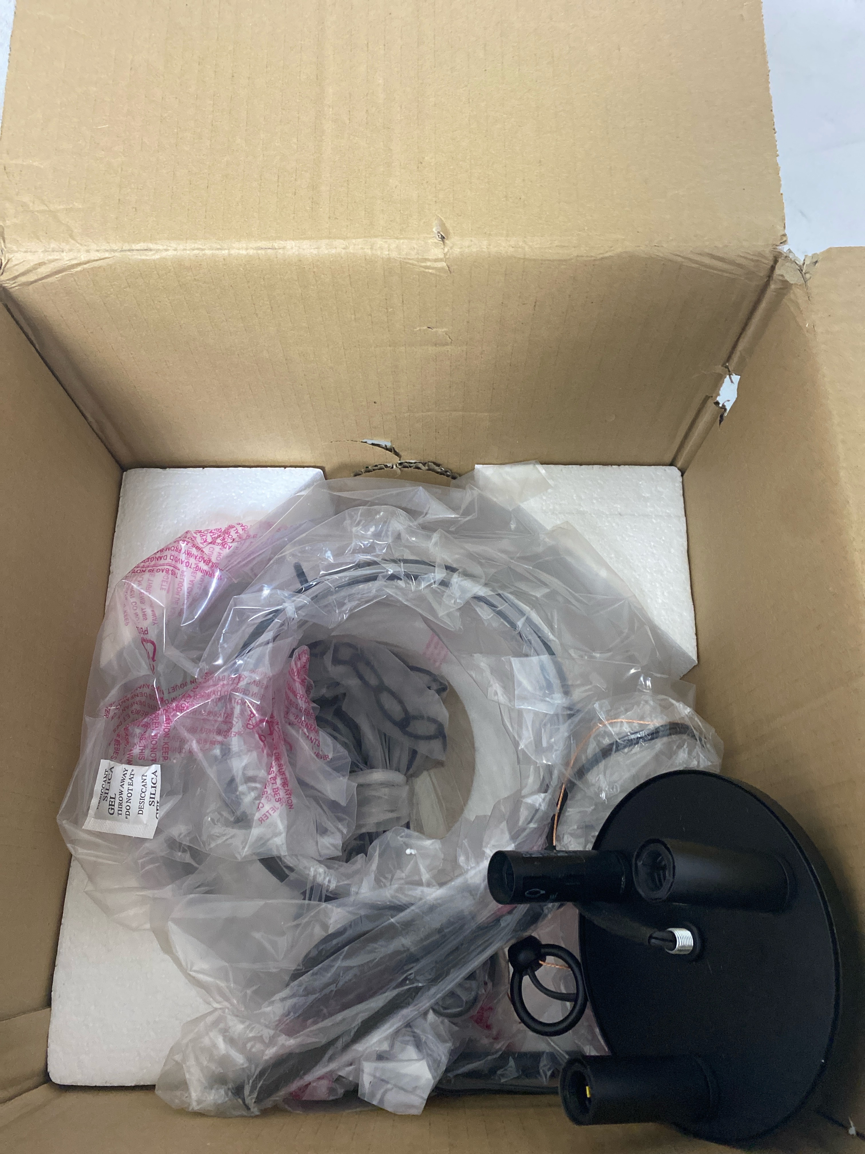 Actual inventory photograph: Savoy House 7-9006-3-89 Akron 3 Light 12" Wide Taper Candle Pendant - Matte Black