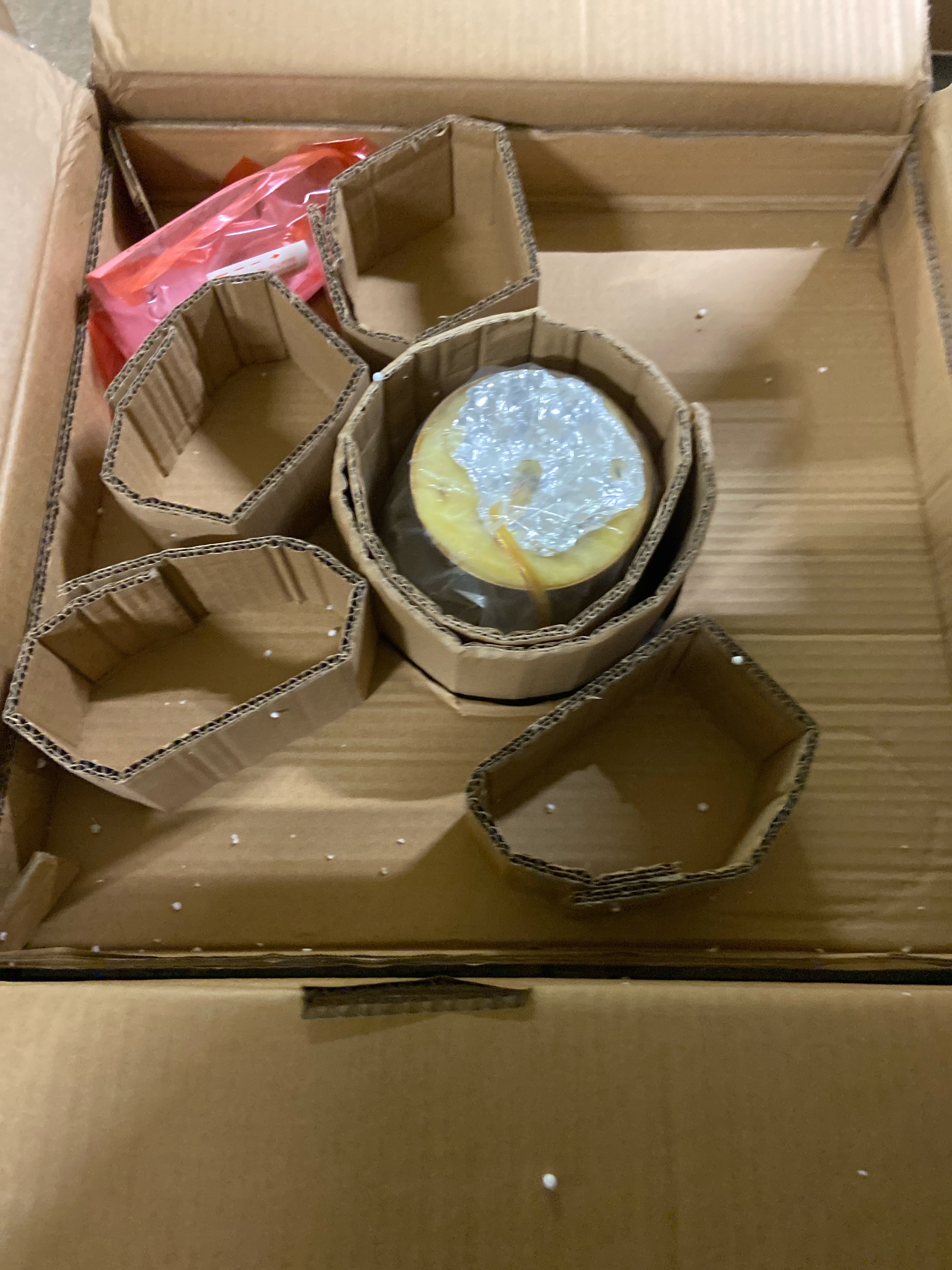 Actual inventory photograph: Crystorama 505-GA Broche 16 in 4-Light Gold Flush Mount