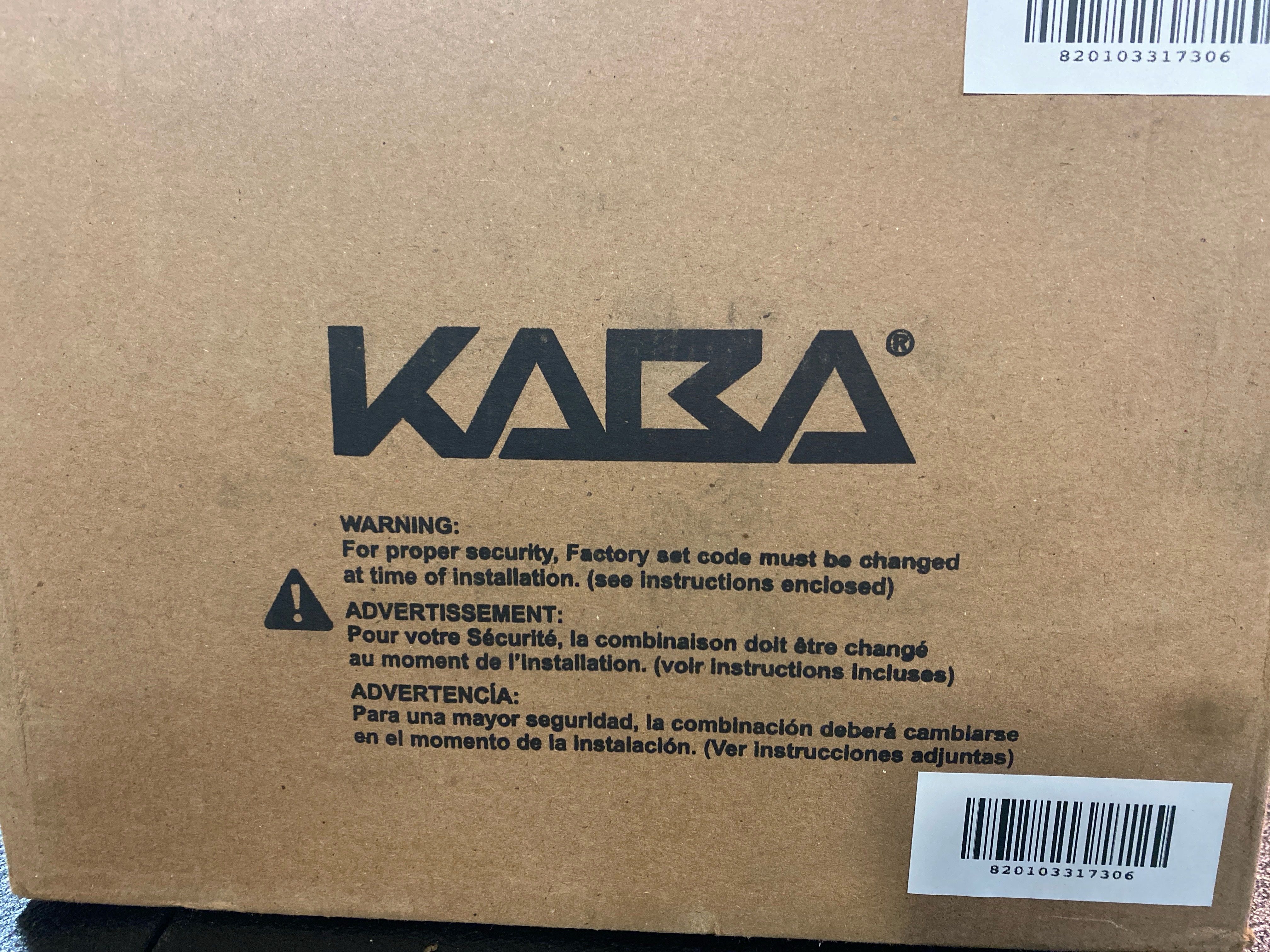 Actual inventory photograph: Kaba Simplex L1000 Series Metal Mechanical Pushbutton Cylindrical Lock with Lever, Combination Entry, Key Override and Passage, 13mm Throw Latch, Floating Face Plate, 70mm Backset, I/C Best and Equivalents (6 or 7 Pin Length), Core Not Included, Satin