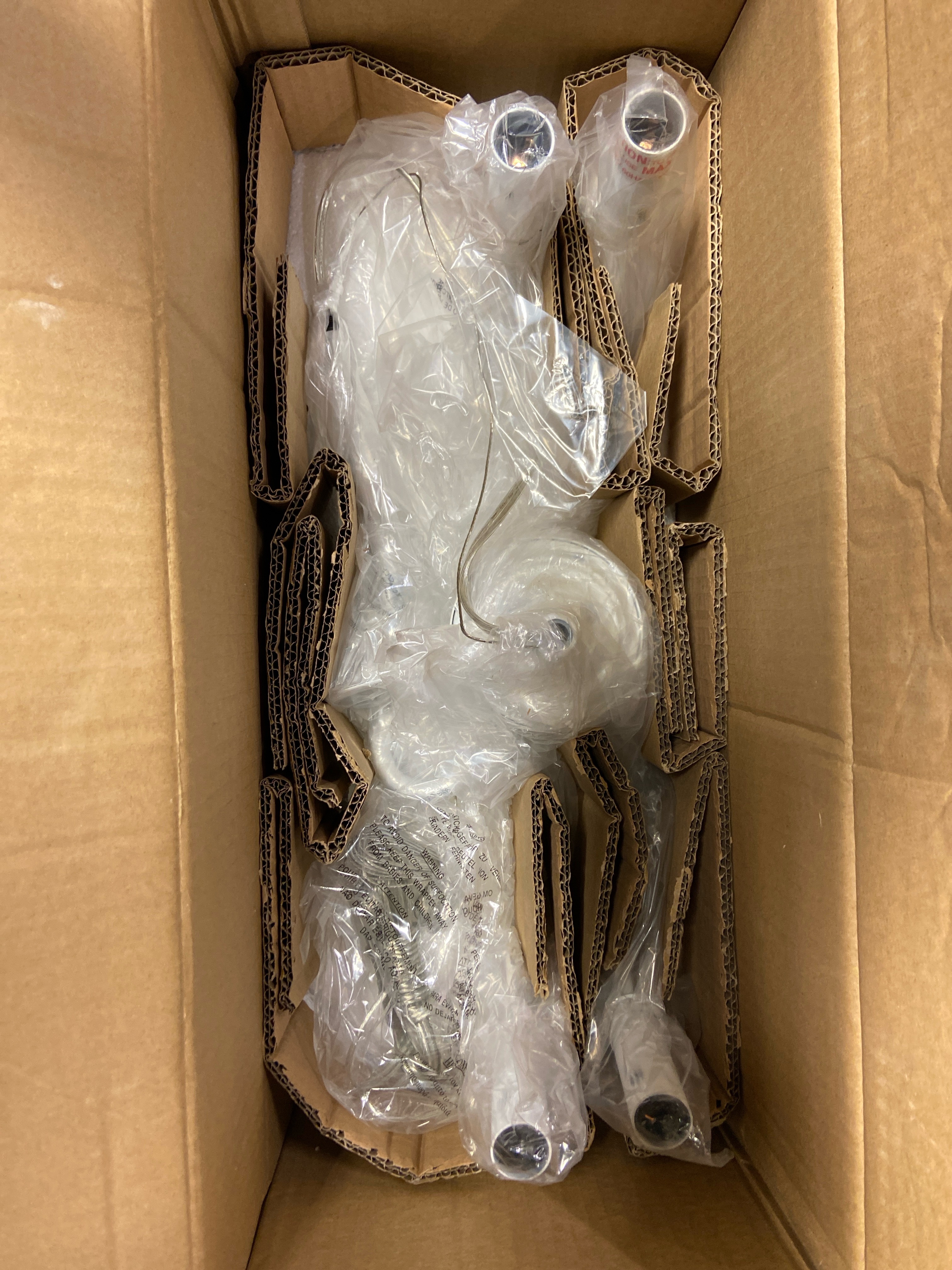 Actual inventory photograph: Livex Lighting 6514-60 Pennington 4 Light Pendant with Crystal Accents - Antique White